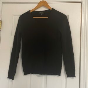 Charter Club Cashmere Vneck Black Sz M